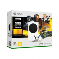 Imagem da oferta Console Xbox Series S 500GB + Jogos Fortnite + Rocket League + Fall Guys