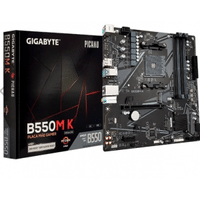 Imagem da oferta Placa Mae Gigabyte B550M K DDR4 Socket AMD AM4 M-ATX Chipset AMD B550 B550M-K