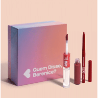 Imagem da oferta Combo Presente QDB POD Delas: Lapiseira de Contorno Labial 300mg + Batom Duo Gloss 8ml + Caixa de Presente P