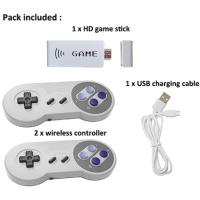 Imagem da oferta Mini Console de Jogos HDMI + 2 Controles sem Fio - GOGOCAT