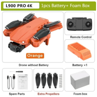 Imagem da oferta Drone profissional L900 Pro 1B Foam GPS Câmera dupla 4K HD