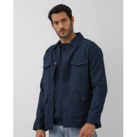 Imagem da oferta Overshirt masculina com bolsos azul | Original by