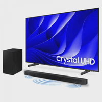 Imagem da oferta Samsung Smart TV 65 Crystal uhd 4K 65DU8000 2024 + Soundbar HW-Q600C