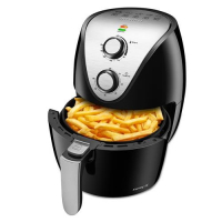 Imagem da oferta Fritadeira Sem Óleo Air Fryer Mondial AF-30I Family Inox IV 3,5l – Preto