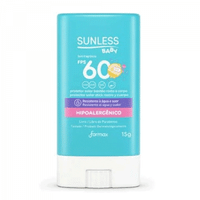 Imagem da oferta Protetor Solar Infantil Facial Sunless FPS 60 Baby 15g Bastão