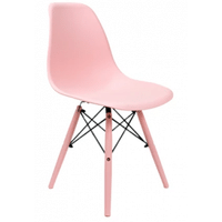 Imagem da oferta Cadeira Eames Sala de Jantar Cozinha Base Polipropileno - Rosa