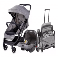 Imagem da oferta Carrinho De Bebê Travel System Minny 3.0 Duo 0 A 15 Kg Cosco Kids Cor Cinza Cor do chassi Preto