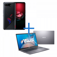 Imagem da oferta Kit Smartphone Asus ROG Phone 5s 8GB RAM 128GB + Notebook Asus i3-1115G4 4GB SSD 256GB Intel UHD Graphics X515EA-BR1275W