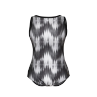 Imagem da oferta Body Rainha Femme Branco/Preto - Tam M