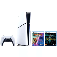 Imagem da oferta Console Playstation 5 Slim Com Leitor + Jogos Returnal + Ratchet & Clank