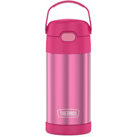 Imagem da oferta Thermos Garrafa infantil Carros Funtainer aço inoxidável 354 ml rosa