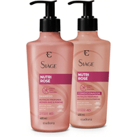 Imagem da oferta Kit Shampoo e Condicionador Eudora Siàge Nutri Rose - 400ml