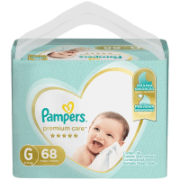 Imagem da oferta Fralda Pampers Premium Care Com 68 Unidades Tamanho G -