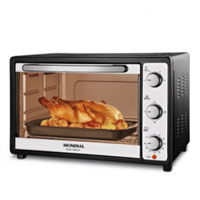 Imagem da oferta Forno Elétrico Mondial Grand Family II FR52 Preto/Inox 52 Litros - 220V