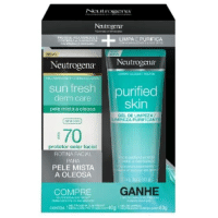 Imagem da oferta Protetor Solar Neutrogena Sun Fresh Derm Care Fps70 Sem Cor Ganhe Gel De Limpeza Neutrogena Purified Skin 60g