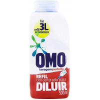 Imagem da oferta Sabão Líquido Omo Lavagem Perfeita para Diluir - 500ml