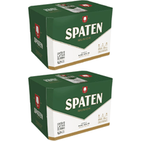 Imagem da oferta 2 Packs Cerveja Spaten Puro Malte 350ml Lata - Total 24 Latas