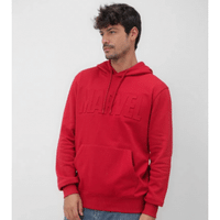 Imagem da oferta Blusa de moletom masculina com bolso vermelho | Marvel