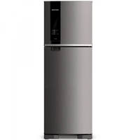 Imagem da oferta Geladeira Brastemp Frost Free Duplex 375 litros cor Inox com Espaço Adapt - BRM45JK - 110V