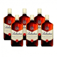 Imagem da oferta Whisky Escocês Ballantines Finest 1L - 6 unidades