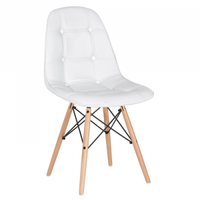 Imagem da oferta Cadeira Eames Eiffel Botonê Base Madeira Branca