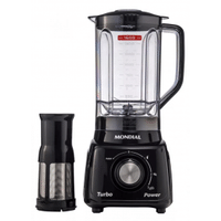 Imagem da oferta Liquidificador Turbo Power Mondial Preto 550W L-99 FB