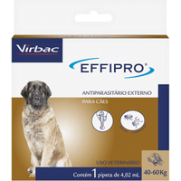 Imagem da oferta Virbac Effipro Antipulgas e Carrapatos para Cães de 40 Kg - 60 Kg C/ 1 Pipeta