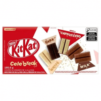 Imagem da oferta 2 Unidades Chocolate Nestlé Kitkat Celebreak 16 Unidades 185,6g (32 Total)