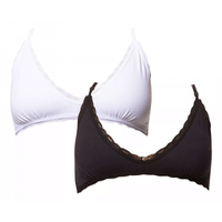 Imagem da oferta Conjunto Top Feminino Intimates 2 Unds Branco E Preto Hering