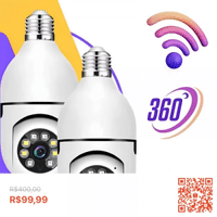 Imagem da oferta Kit Câmera Segurança 360 Infravermelho Sem Fio Wifi