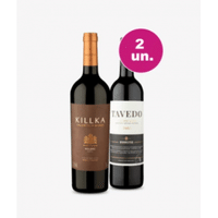 Imagem da oferta Kit 2 Vinhos por 99 - Salentein Killka Malbec e Tavedo D.O.C Douro | Wine