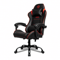 Imagem da oferta Cadeira Gamer TGT Heron TC Preto e Vermelho TGT-HRTC-BR02