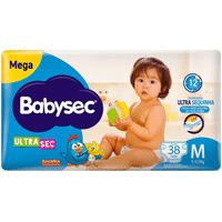 Imagem da oferta Babysec Fralda Ultrasec Galinha Pintadinha Azul M 38 Unidades