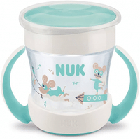 Imagem da oferta NUK Copo Mini Magic Cup 360º Com Alça Evolution 160Ml– Neutral Branco