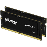 Imagem da oferta Memória RAM Kingston Fury Impact 64GB (2x32GB) 5600MHz DDR5 CL40 para Notebook Gamer - KF556S40IBK2-64