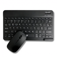 Imagem da oferta Kit Teclado Com Mouse Bluetooth Sem Fio Coloridos Wireless