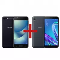 Imagem da oferta Zenfone Max (M1) 2GB/32GB Preto + ZenFone Live (L1) Octacore Preto