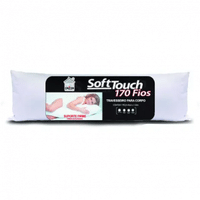 Imagem da oferta Travesseiro de Corpo 40cm x 1,30m Soft Touch Branco - ARTE & CAZZA