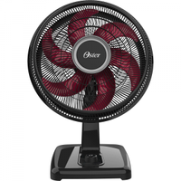 Imagem da oferta Ventilador Oster Preto /Vermelho 140W - OVTR481