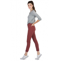 Imagem da oferta Calça Color Skinny Telha