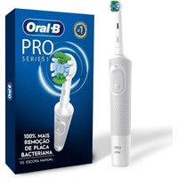 Imagem da oferta Oral-B PRO Series 1 Escova de Dentes Elétrica Cabeça Redonda Cabo Ergonômico Branca 110V