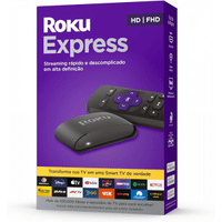 Imagem da oferta Roku Express | Dispositivo de streaming para TV HD/Full HD compatível com Alexa Siri e Google. Inclui Cabo HDMI Premium