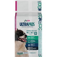 Imagem da oferta Tapete Higiênico para Cães Ultra Pads Aroma Neutro 80cmx60cm - 30 Unidades