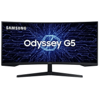 Imagem da oferta Monitor Gamer Samsung Odyssey G5 34" UWQHD Tela Curva Ultrawide Painel VA 165Hz 1ms HDR10 HDMI DP FreeSync Premium - LC34G55TWWLMZD