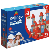 Imagem da oferta Brinquedo Brincando de Engenheiro 73 Peças 52776 - Xalingo