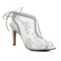 Imagem da oferta Sandália Shoestock Couro Noiva Lace - Feminina - Tam 40