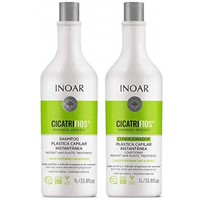 Imagem da oferta Kit Shampoo e Condicionador Inoar Cicatrifios Plástica Capilar 1L