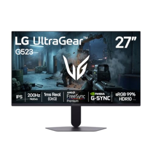 Monitor Gamer LG UltraGear 27" IPS 200Hz, Full HD