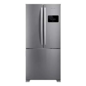 Geladeira Bro85mk 559l Frost Free French Door Brastemp Inox Inox 127v