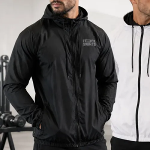 Kit 2 Jaquetas Corta Vento Rock Saints Liso Com Capuz